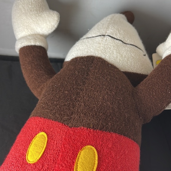 Sega Mickey Mouse 2002 Japan Disney Plush laying on stomach w/ Tag VTG - Picture 6 of 10